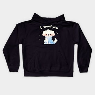 i woof you Kids Hoodie